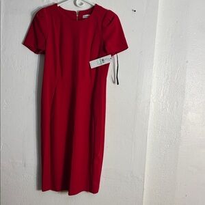 Calvin Klein Red dress size 8